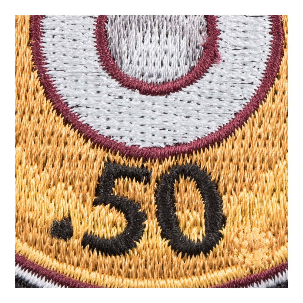 50 Caliber Freedom Shell Patch, Guns & Ammo Patches — detail view 1