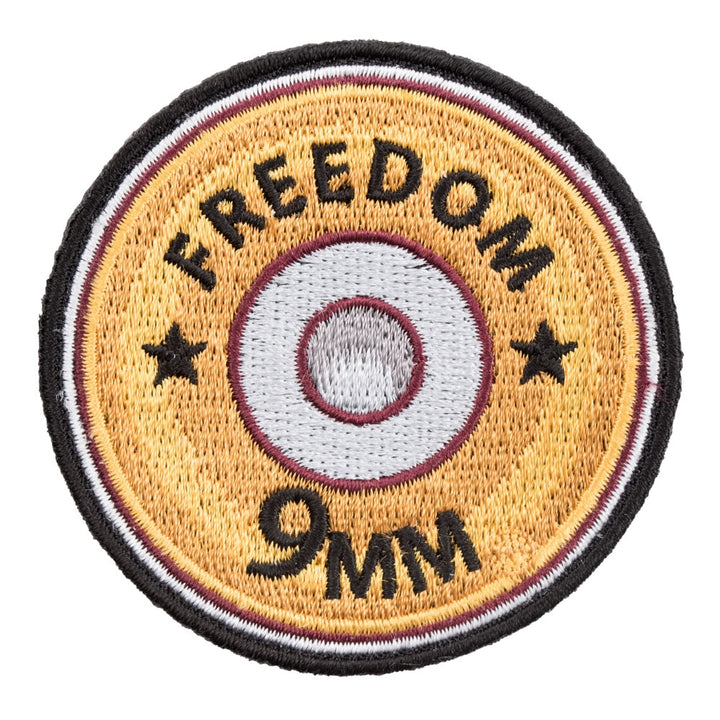9MM Freedom Shell Patch, Guns &amp; Ammo Patches — product image