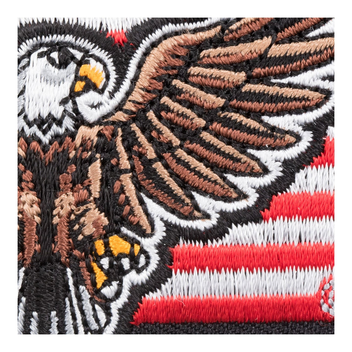 Ascending Eagle American Flag Patch, Patriotic US Flag Patches — detail view 1