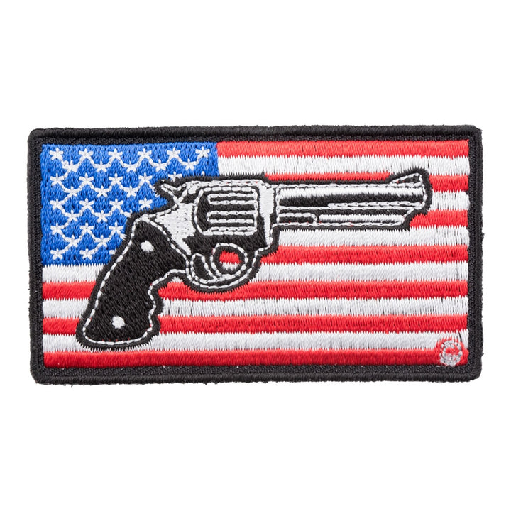 American Flag Revolver Patch, Patriotic US Flag Patches — product image