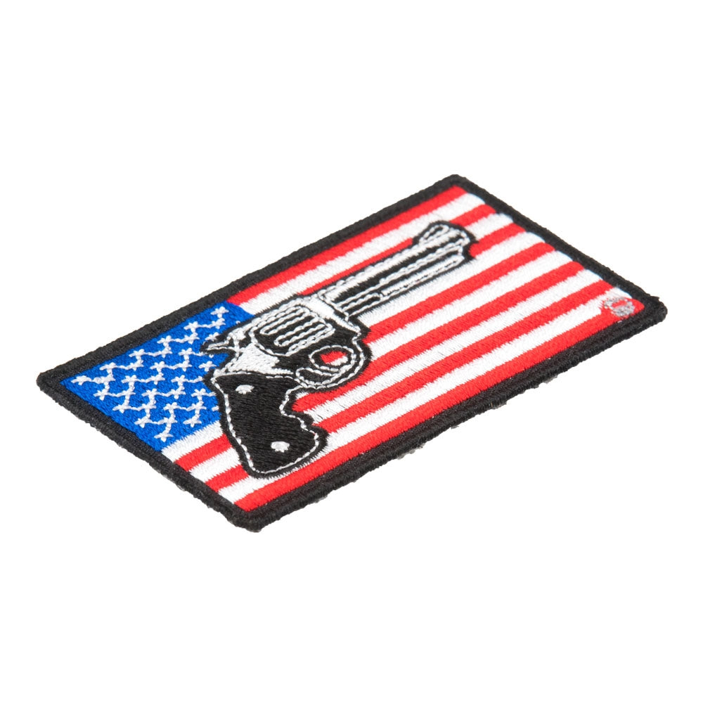 American Flag Revolver Patch, Patriotic US Flag Patches — detail view 2