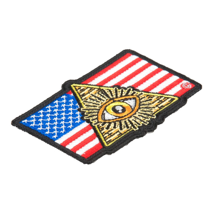 Eye of Providence American Flag Patch, US Flag Patches — detail view 2