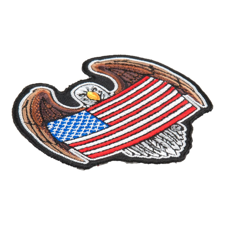 American Flag Bald Eagle Patch, Patriotic US Flag Patches — detail view 1
