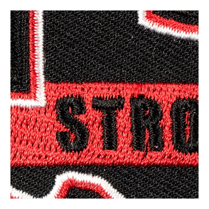 Texas Strong Red Line Cut-Out Patch, Texas State Patches — detail view 1