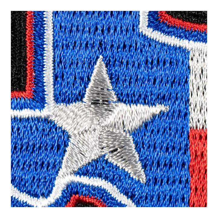Heart On Houston Texas Cut-Out Patch, Texas State Patches — detail view 1