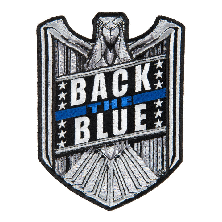 Back The Blue Subdued Eagle Patch, Small Size — product image