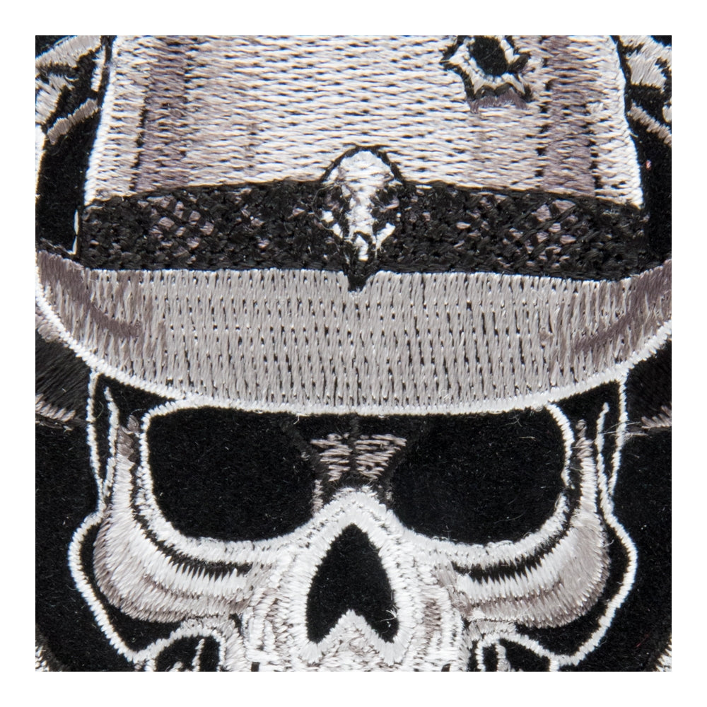 Subdued Cowboy Skull And Guns Patch, Small Size — detail view 1