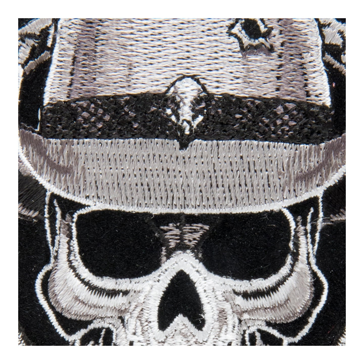 Subdued Cowboy Skull And Guns Patch, Small Size — detail view 1