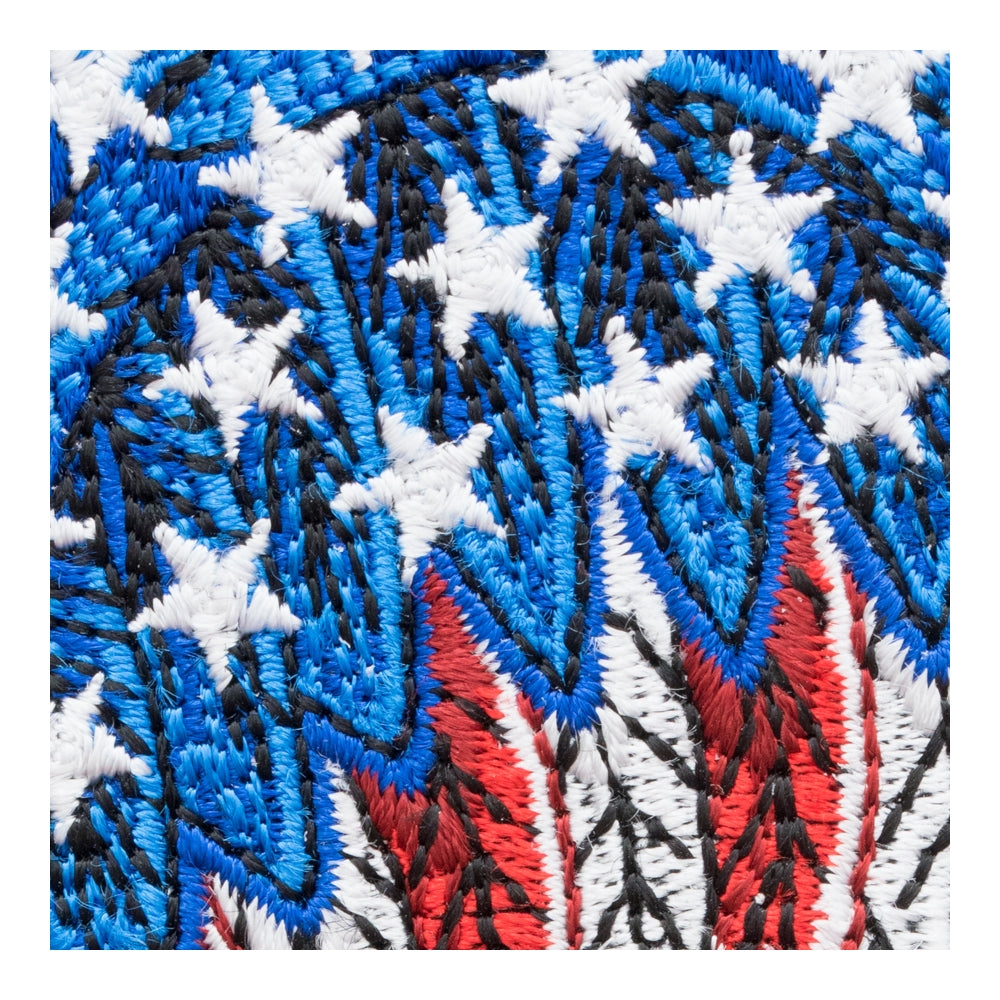 American Flag Split Angel Wings Patch, Small Size — detail view 1