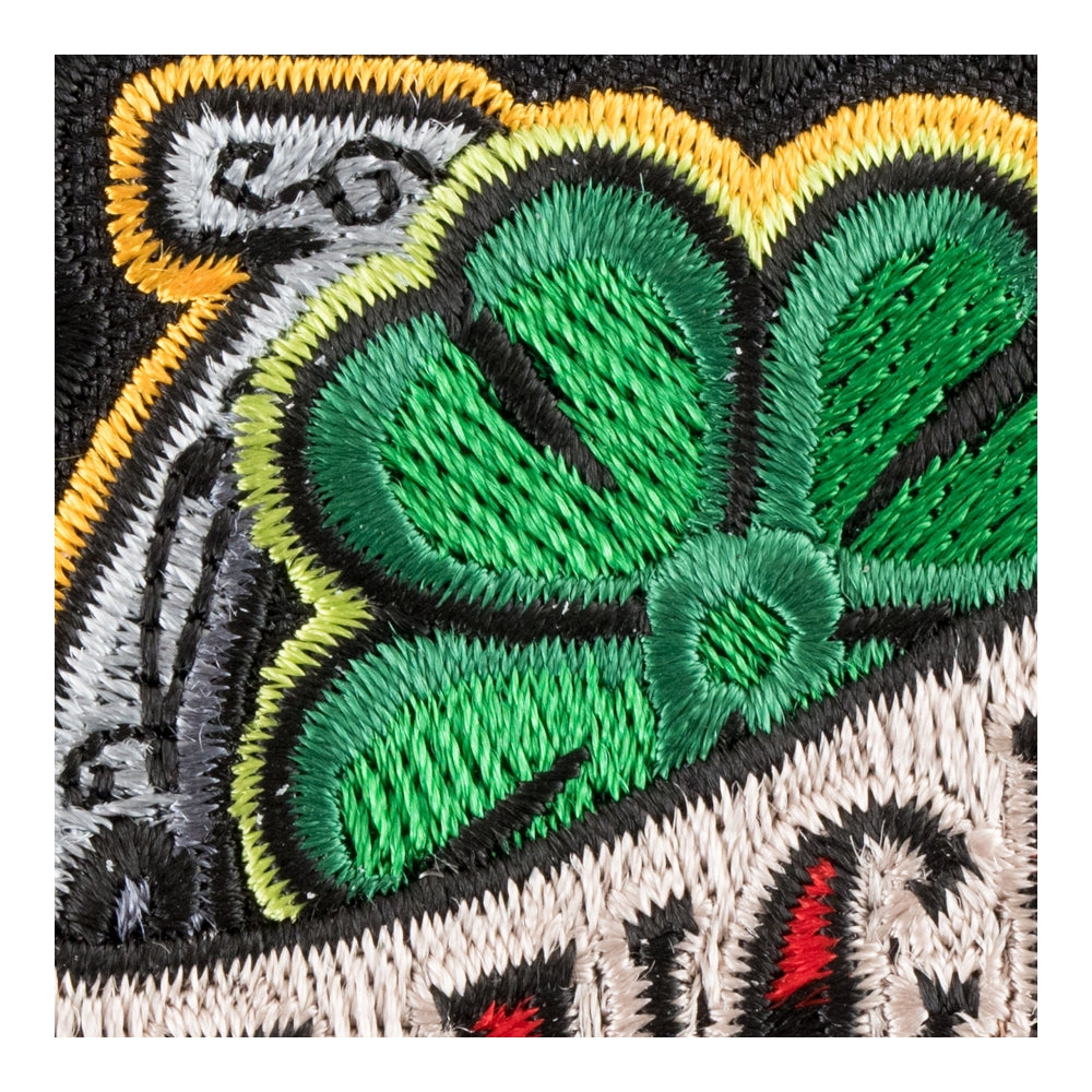 Lucky Shamrock Horse Shoe Patch, Lucky Patches — detail view 2