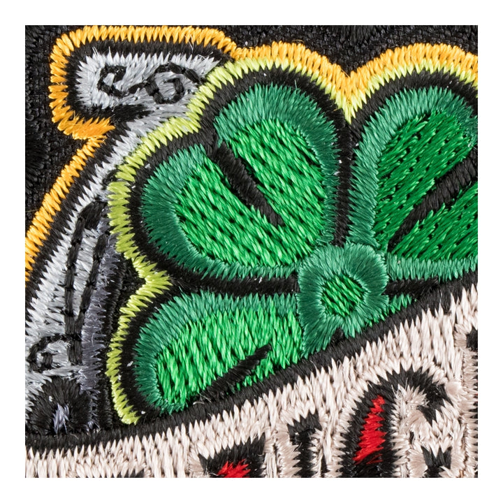 Lucky Shamrock Horse Shoe Patch, Lucky Patches — detail view 2