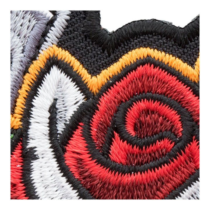 Lone Rose Horse Shoe Patch, Lucky Patches — detail view 1