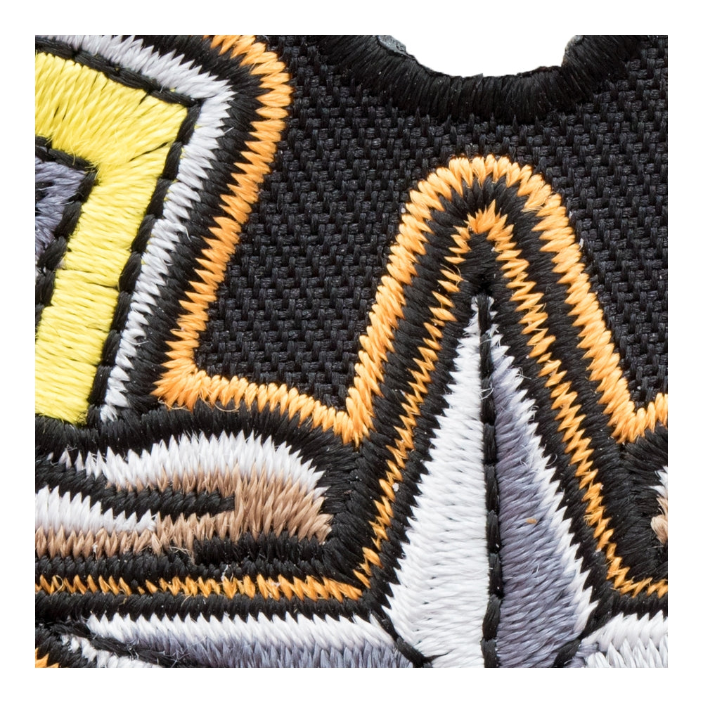 Winged Lone Star Horse Shoe Patch, Lucky Patches — detail view 2