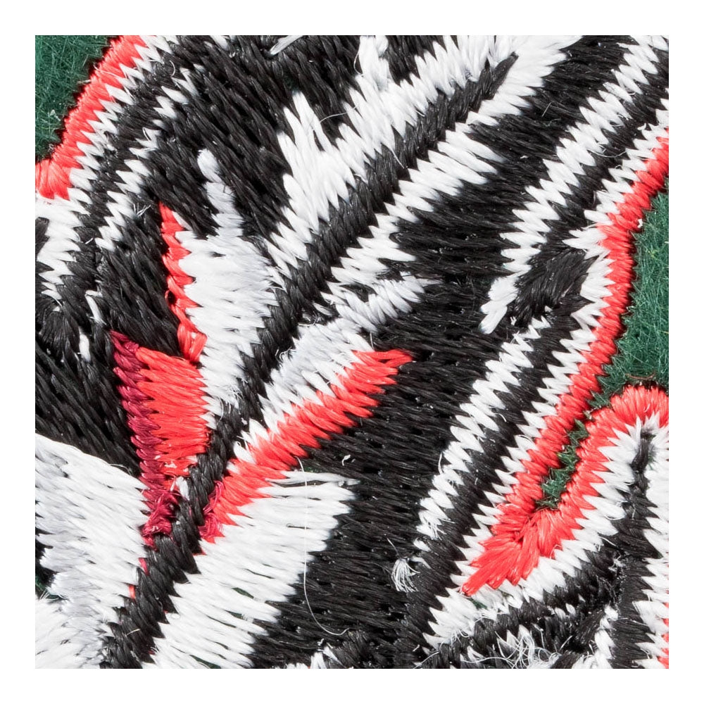 Indian Red & Turquoise Feathers Patch, Native American Patches — detail view 1
