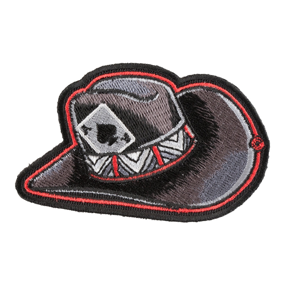 Ace Of Spades Cowboy Hat Patch, Western Patches — product image