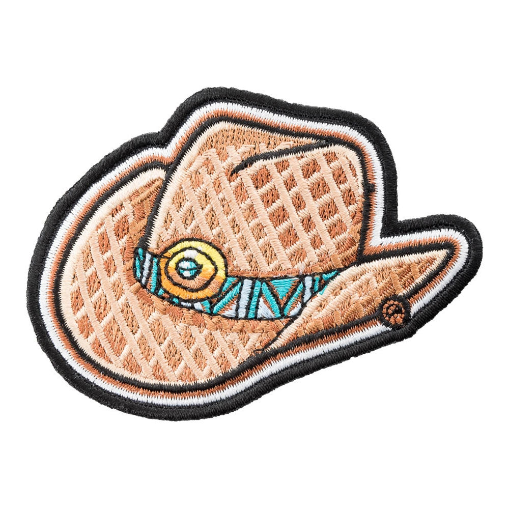 Traditional Cowboy Hat Cut Out Patch, Western Patches — product image