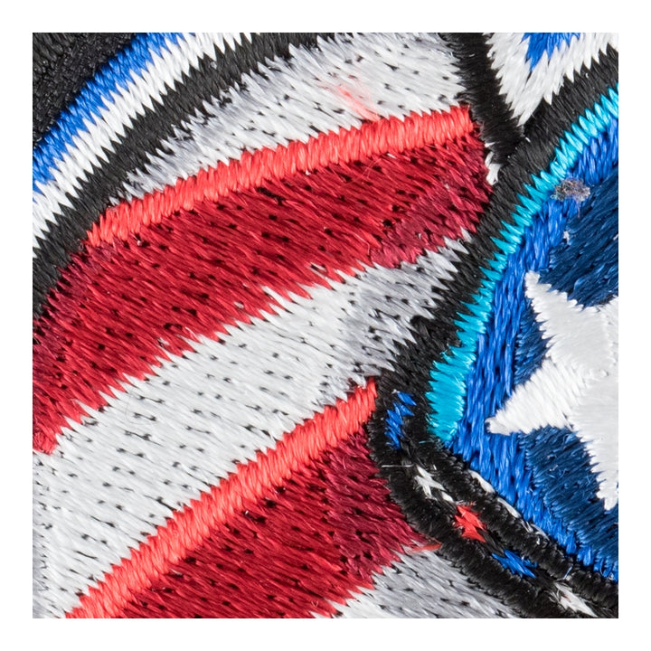 American Flag Cowboy Hat Patch, Western Patches — detail view 2