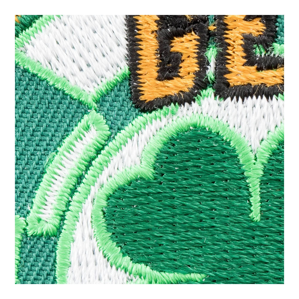 Get Lucky Shamrock Poker Chip Patch, Gambling Patches — detail view 2