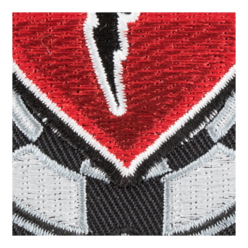 Heartbreaker Poker Chip Round Patch, Gambling Patches — detail view 2