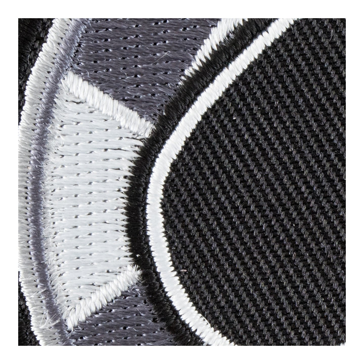 Black Spade Poker Chip Round Patch, Gambling Patches — detail view 2