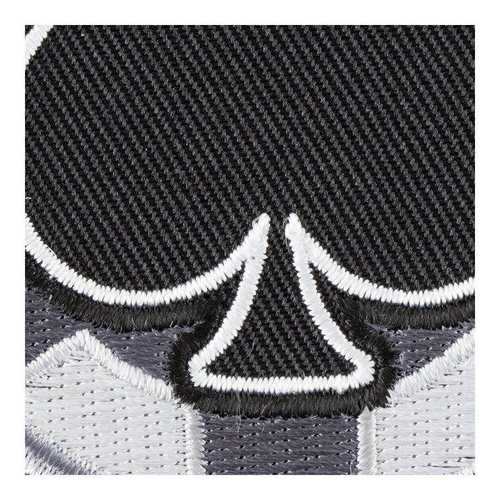 Black Spade Poker Chip Round Patch, Gambling Patches — detail view 1