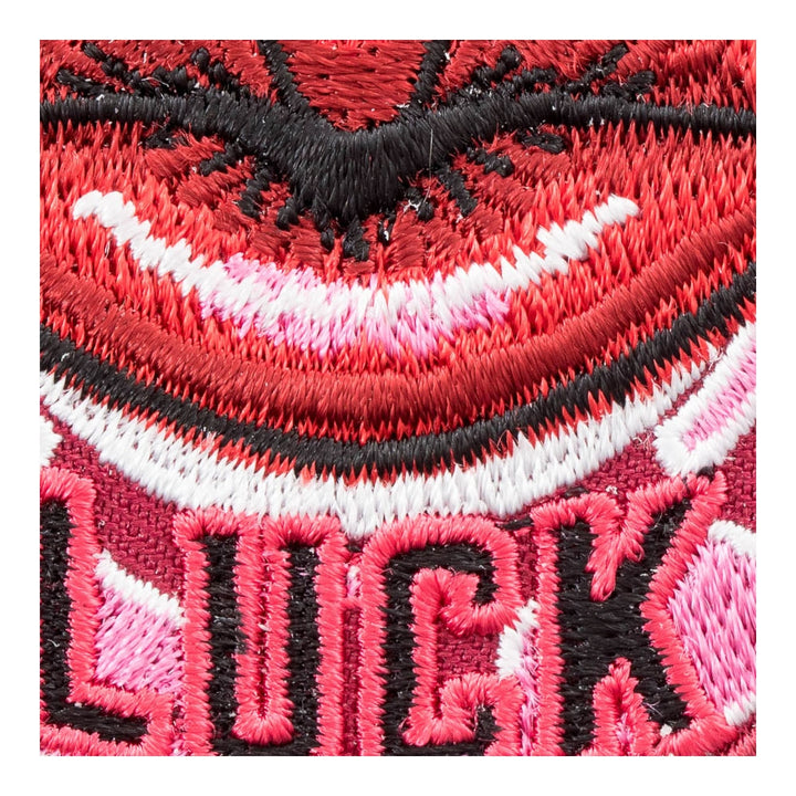 Pink Lady Luck Lip On A Chip Patch, Gambling Patches — detail view 2