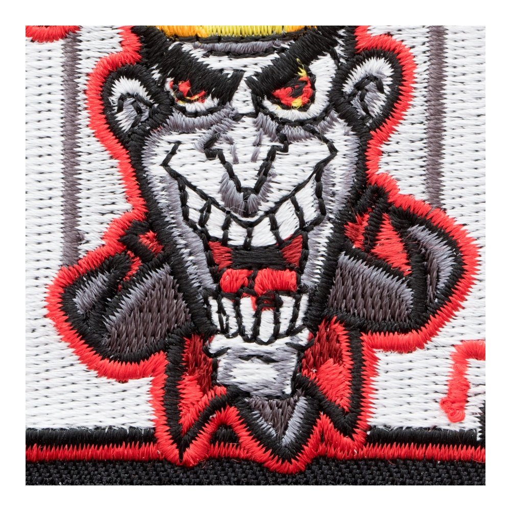 Wild Deranged Joker Playing Card Patch, Gambling Patches — detail view 2