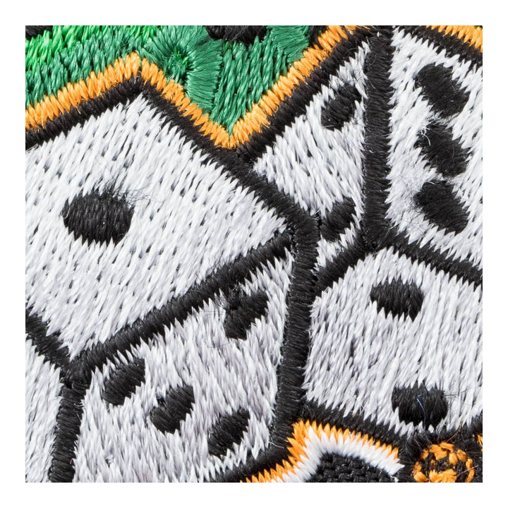 Lucky Sevens Shamrock Dice Craps Patch, Gambling Patches — detail view 1
