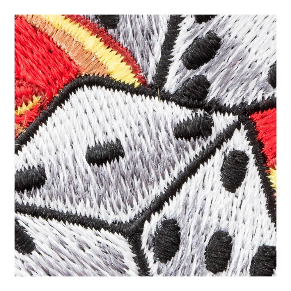 Rolling Dice Flames Craps Patch, Casino Gambling Patches — detail view 1