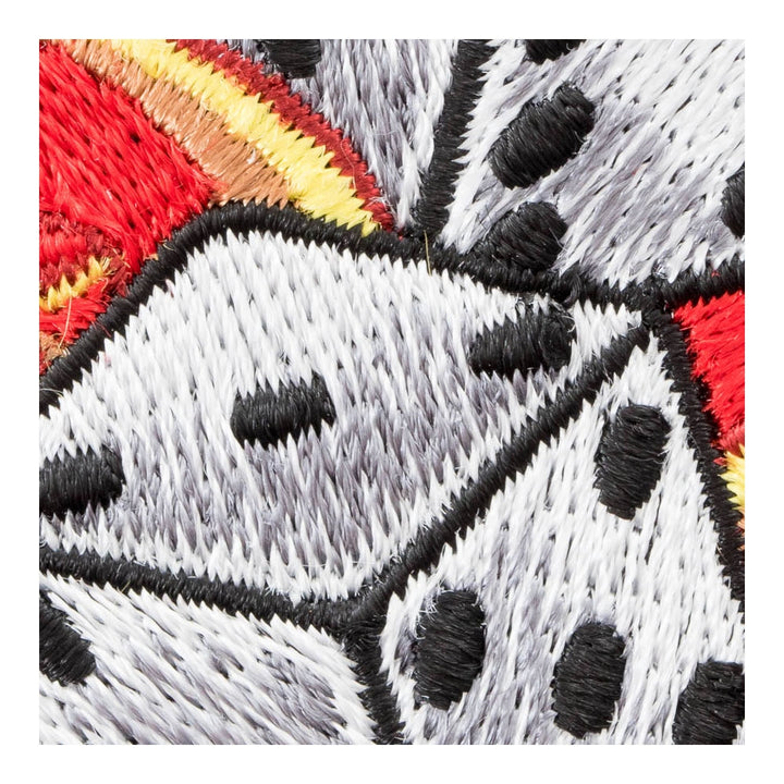 Rolling Dice Flames Craps Patch, Casino Gambling Patches — detail view 1