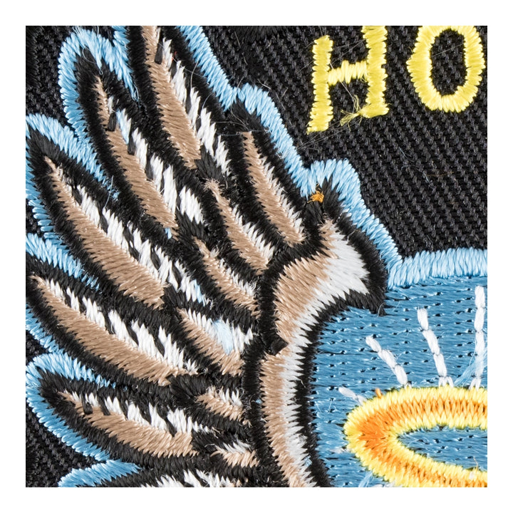 Holy Roller Haloed Winged Dice Patch, Gambling Patches — detail view 1
