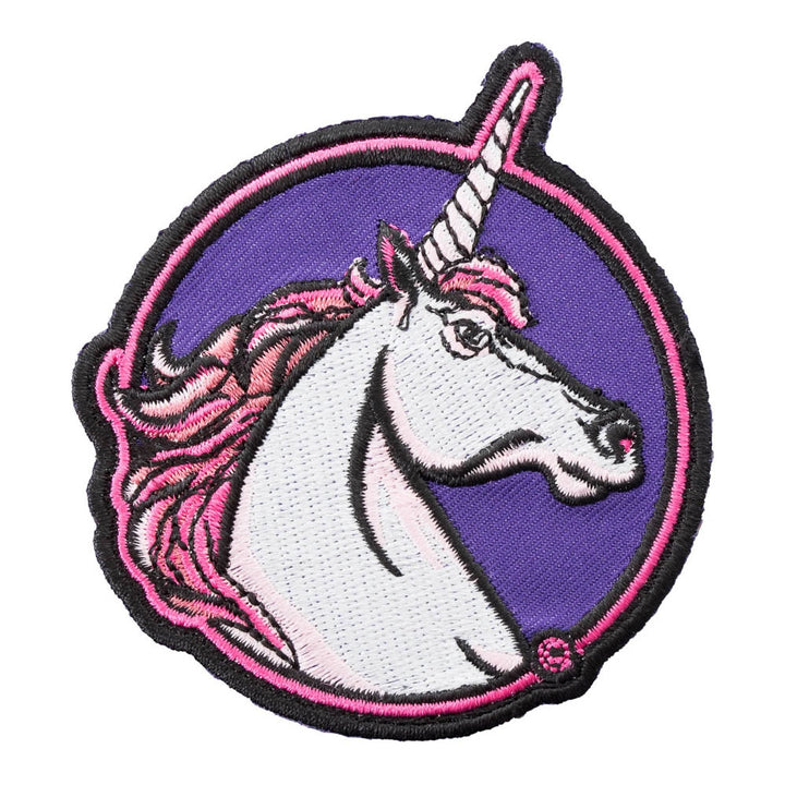 Pink And White Unicorn Patch, Whimsical Ladies Patches — product image