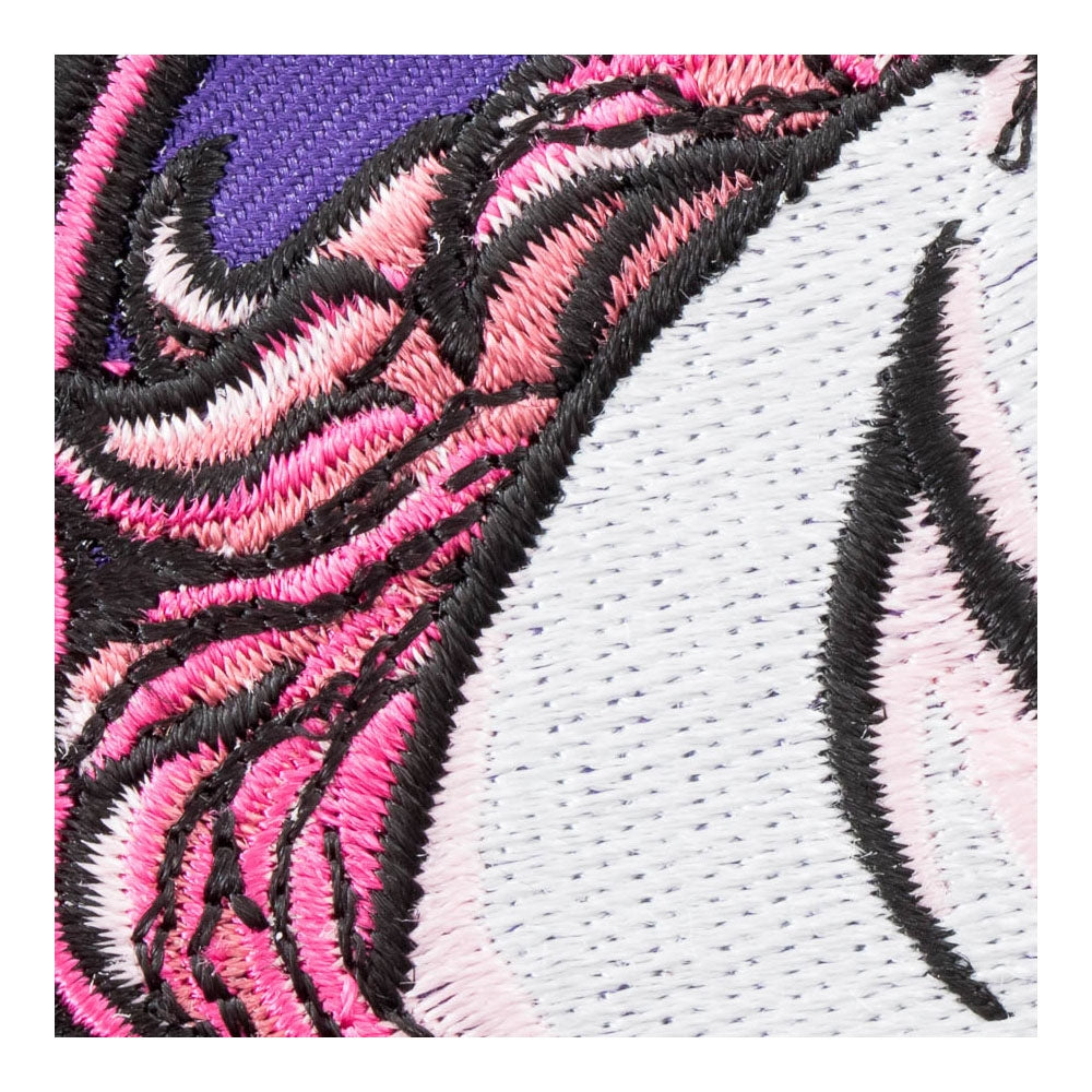 Pink And White Unicorn Patch, Whimsical Ladies Patches — detail view 1