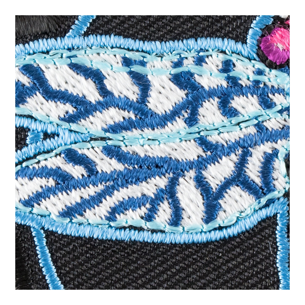 Hint Of Blues Dragonfly Patch, Ladies Animal Patches — detail view 1