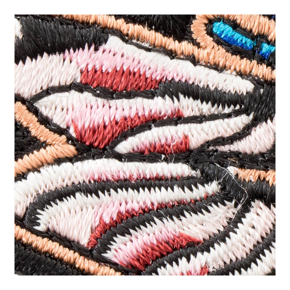 Tan And Blue Dragonfly Patch, Ladies Animal Patches — detail view 2