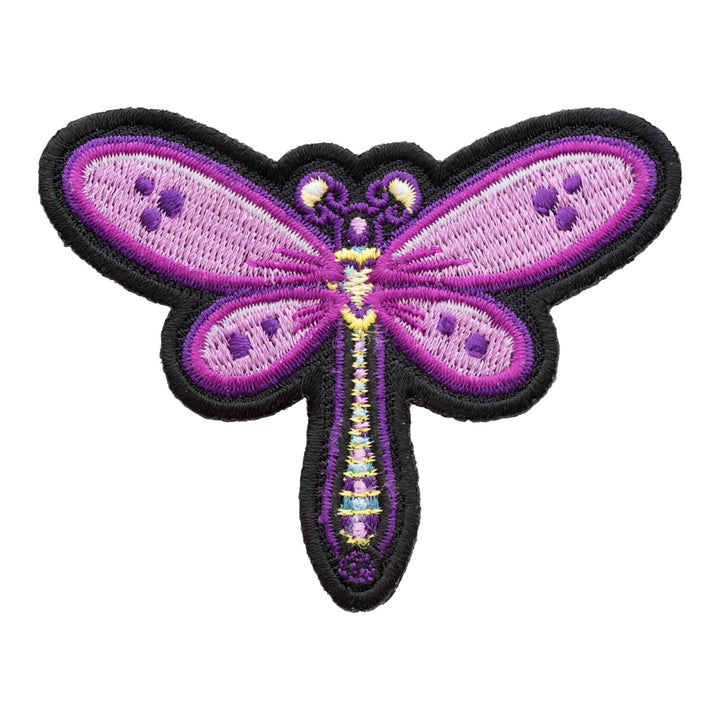 Purple Dragonfly Patch, Ladies Animal Patches — product image