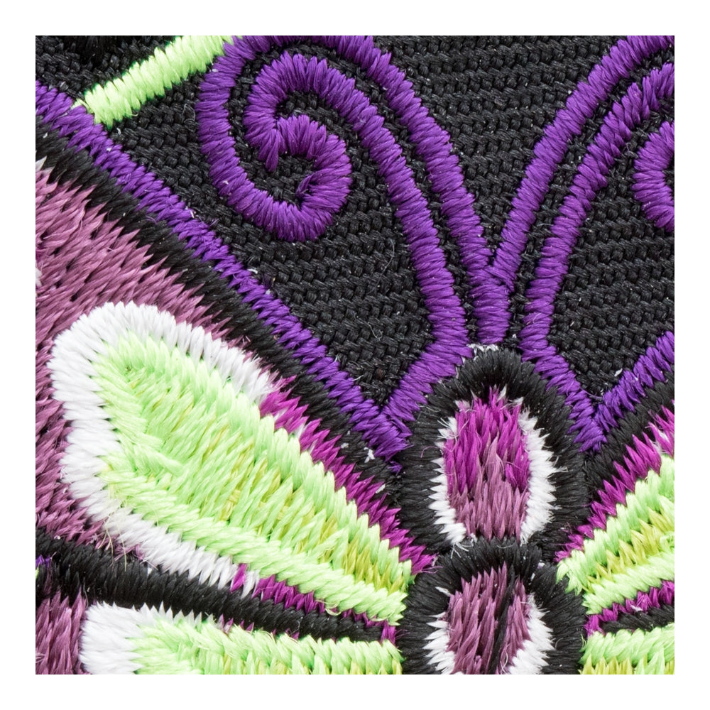 Purple And Green Dragonfly Patch, Ladies Animal Patches — detail view 2