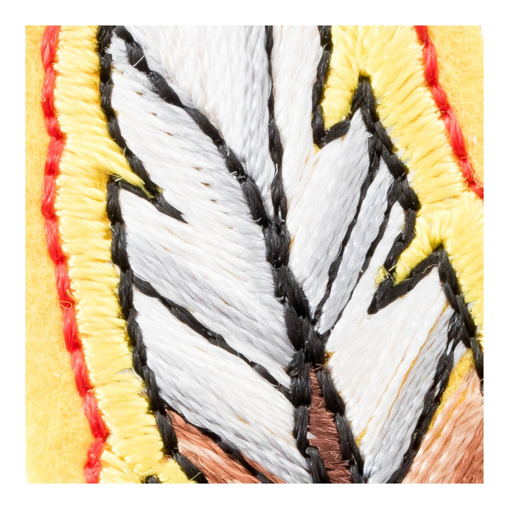 Yellow Dreamcatcher Patch, Native American Patches — detail view 2