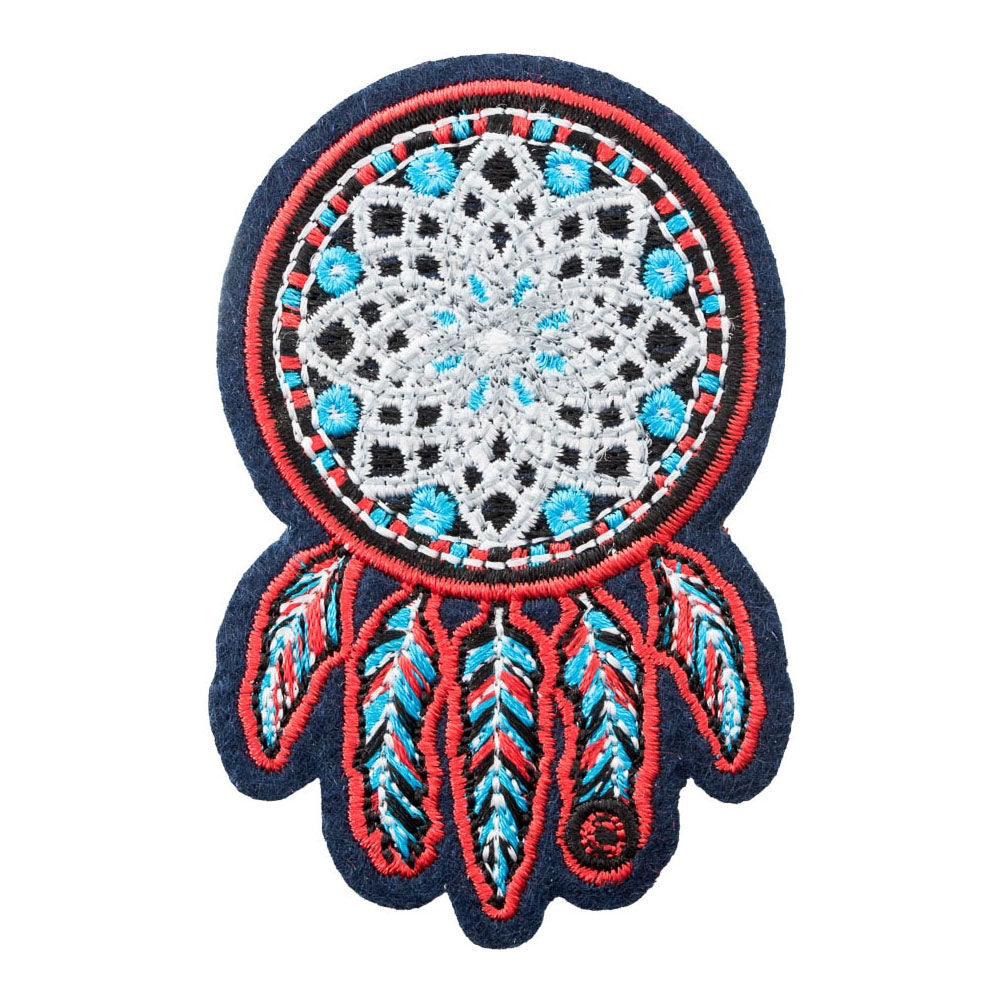 Blue Feathers Dreamcatcher Patch, Native American Patches — product image