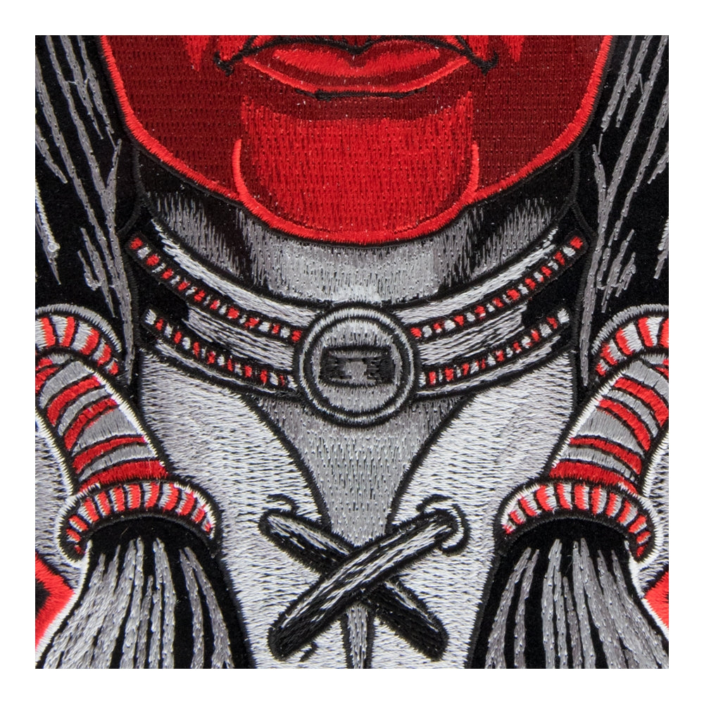 Apache Indian Warrior Patch, Native American Patches — detail view 1