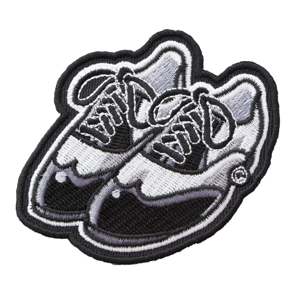 Black & White Tap Shoes Patch, Theater Dance Patches — product image
