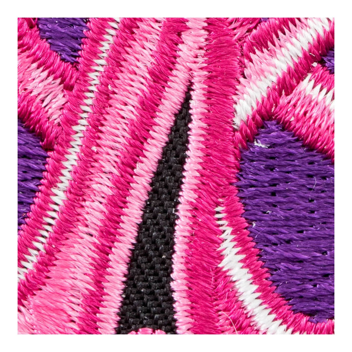 Dancing Pink Ballet Shoes Patch, Theater Dance Patches — detail view 1