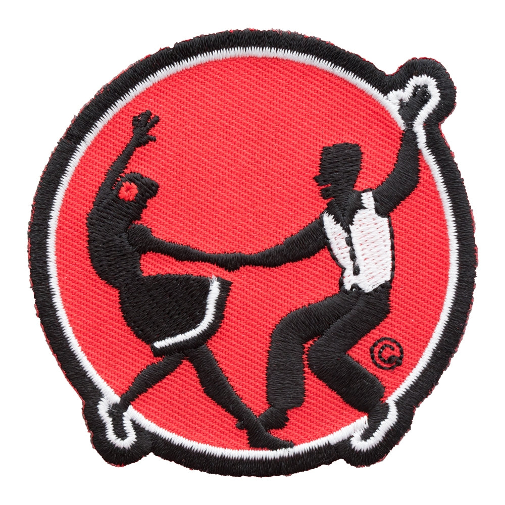Silhouette Swing Dancing Couple Patch, Dance Patches — product image