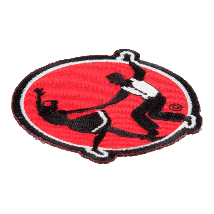 Silhouette Swing Dancing Couple Patch, Dance Patches — detail view 2