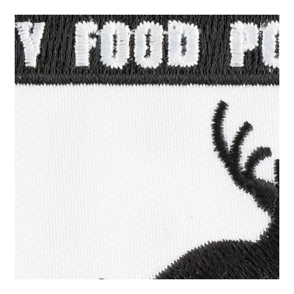 My Food Poops On Your Food Deer Patch, Hunting Patches — detail view 1