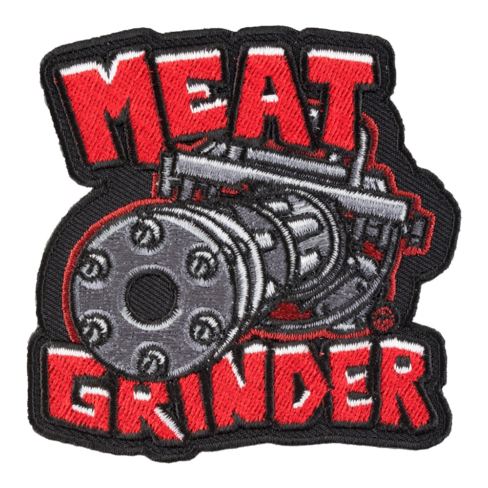 Meat Grinder Machine Gun Patch, Guns &amp; Weapons Patches — product image