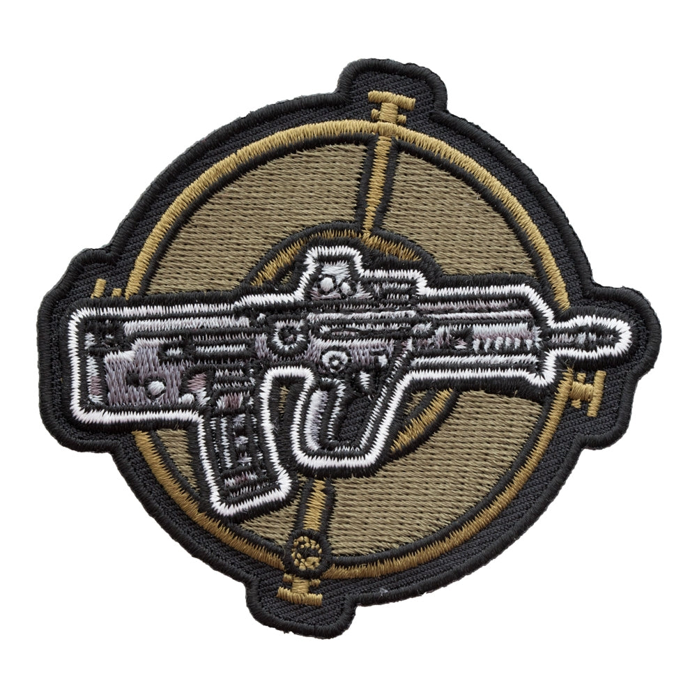 Tactical Rifle Crosshairs Round Patch, Weapons Patches — product image