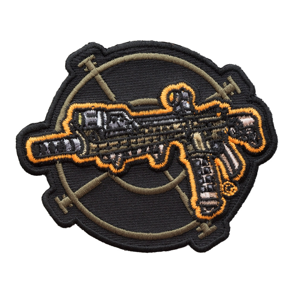Assault Rifle Crosshairs Round Patch, Weapons Patches — product image