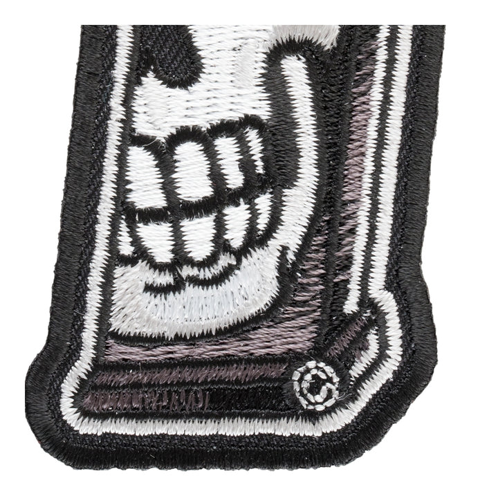 Skull Face Gun Clip Patch, Guns &amp; Weapons Patches — detail view 1