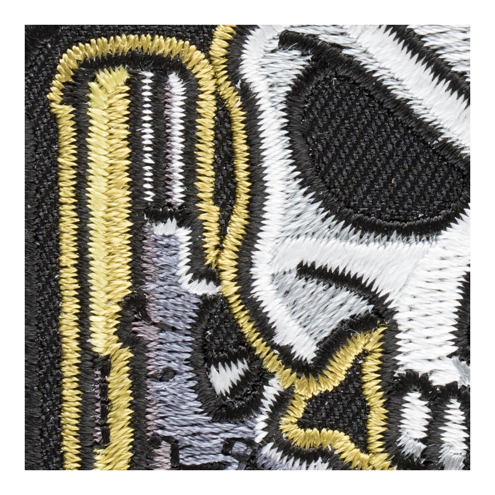 Skull And Dual Pistols Patch, Guns & Weapons Patches — detail view 1